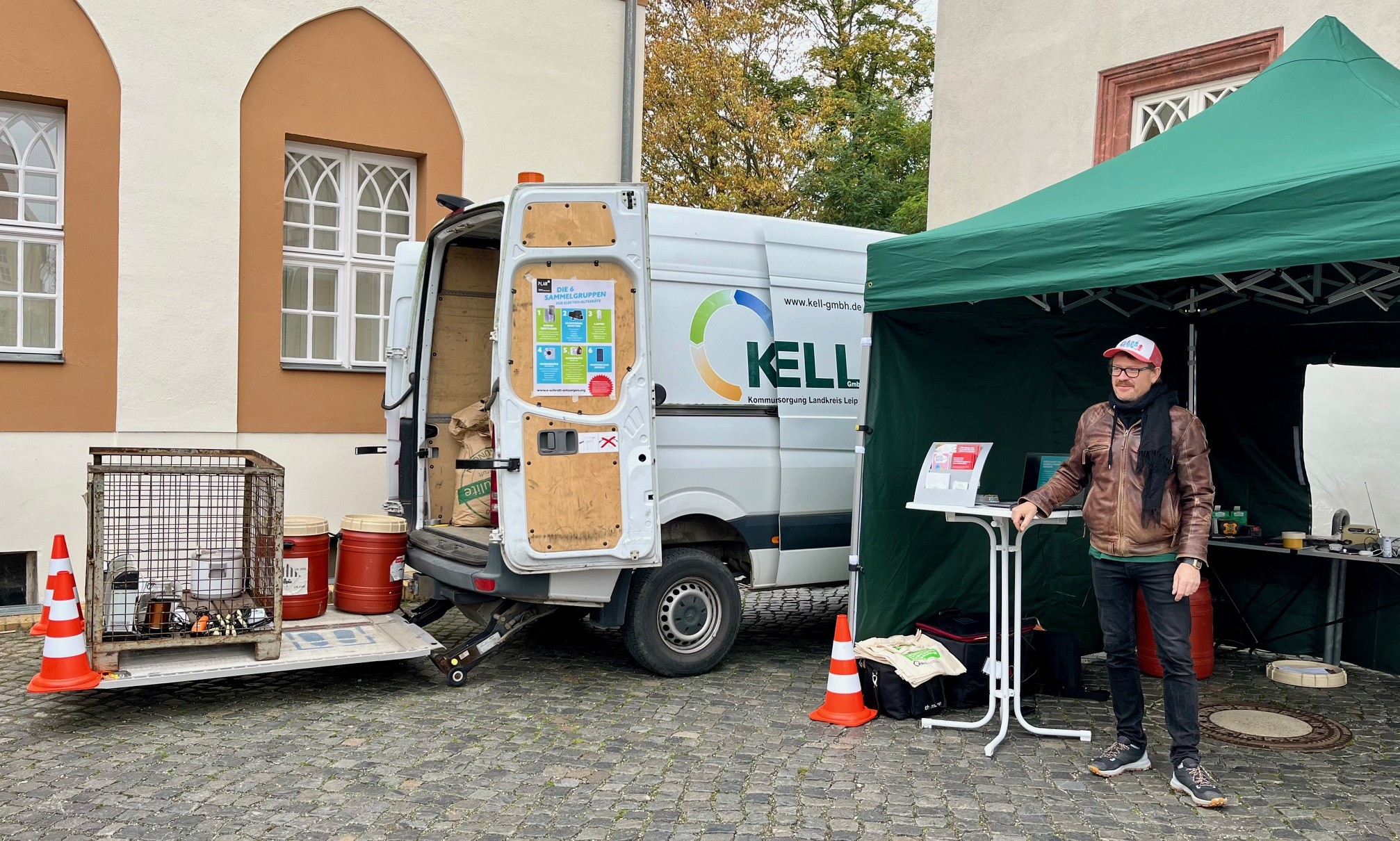 Sammlung von Elektroaltgeräten in Belgershain